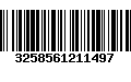 Código de Barras 3258561211497