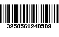 Código de Barras 3258561240589