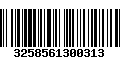 Código de Barras 3258561300313