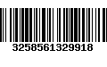 Código de Barras 3258561329918