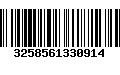 Código de Barras 3258561330914