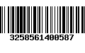 Código de Barras 3258561400587