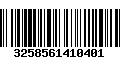 Código de Barras 3258561410401