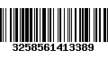 Código de Barras 3258561413389