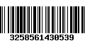 Código de Barras 3258561430539