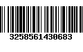 Código de Barras 3258561430683