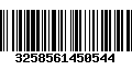 Código de Barras 3258561450544