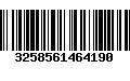 Código de Barras 3258561464190