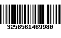 Código de Barras 3258561469980