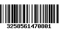 Código de Barras 3258561470801