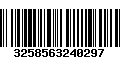 Código de Barras 3258563240297