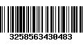 Código de Barras 3258563430483