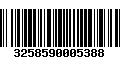 Código de Barras 3258590005388