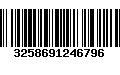 Código de Barras 3258691246796