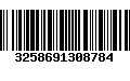 Código de Barras 3258691308784