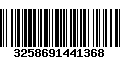 Código de Barras 3258691441368