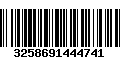 Código de Barras 3258691444741