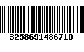 Código de Barras 3258691486710