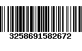 Código de Barras 3258691582672