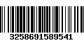 Código de Barras 3258691589541