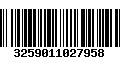 Código de Barras 3259011027958