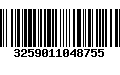 Código de Barras 3259011048755