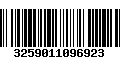 Código de Barras 3259011096923