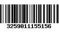 Código de Barras 3259011155156