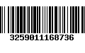 Código de Barras 3259011168736