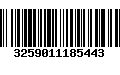 Código de Barras 3259011185443