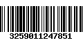 Código de Barras 3259011247851