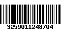 Código de Barras 3259011248704