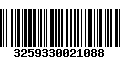 Código de Barras 3259330021088