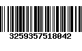 Código de Barras 3259357518042