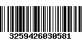 Código de Barras 3259426030581