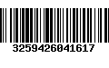 Código de Barras 3259426041617