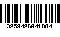 Código de Barras 3259426041884