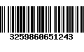 Código de Barras 3259860651243