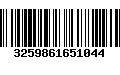 Código de Barras 3259861651044