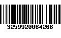 Código de Barras 3259920064266