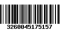 Código de Barras 3260045175157