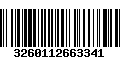 Código de Barras 3260112663341