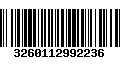 Código de Barras 3260112992236