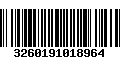 Código de Barras 3260191018964