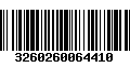 Código de Barras 3260260064410