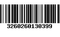 Código de Barras 3260260130399