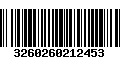 Código de Barras 3260260212453