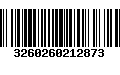 Código de Barras 3260260212873