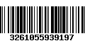 Código de Barras 3261055939197