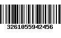 Código de Barras 3261055942456